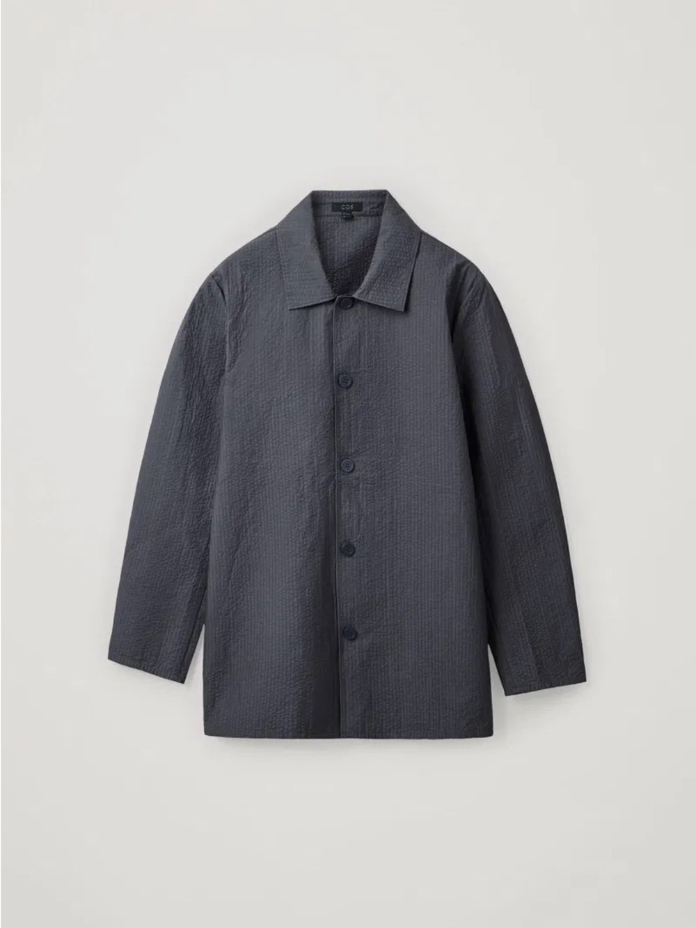COS Padded Shirt With Topstitching